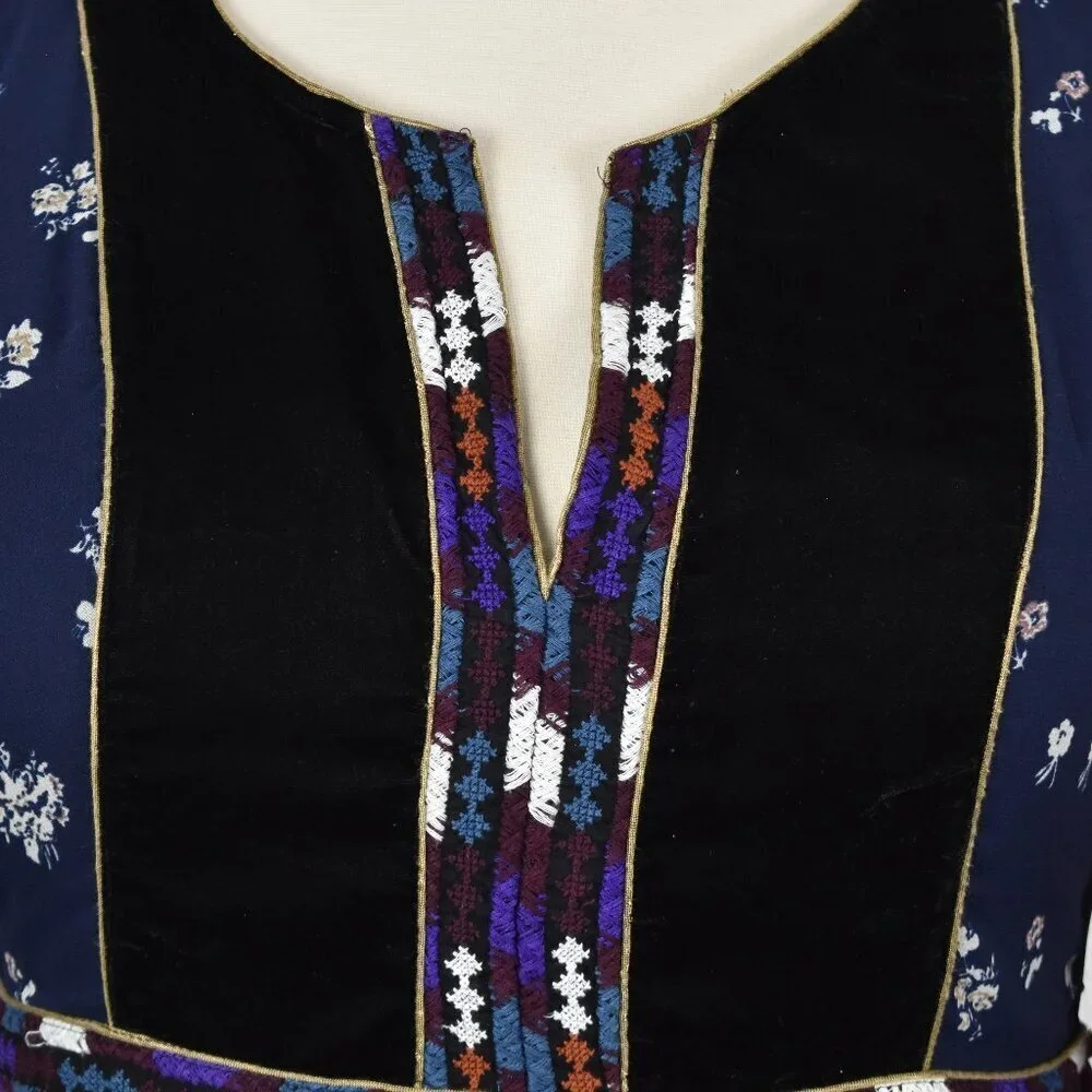 Maeve Quartier Latin Dress Bohemian Patchwork - XL - Picture 3 of 9